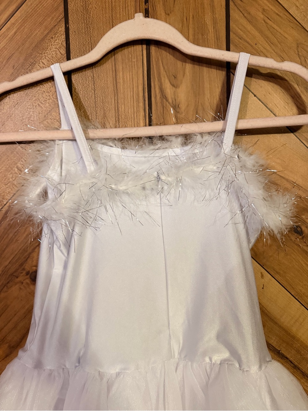 IEFiEL Girl’s Sz 16 White Swan Lake Ballet Tutu Dress Sequins Feather Dance NWT - Picture 6 of 9